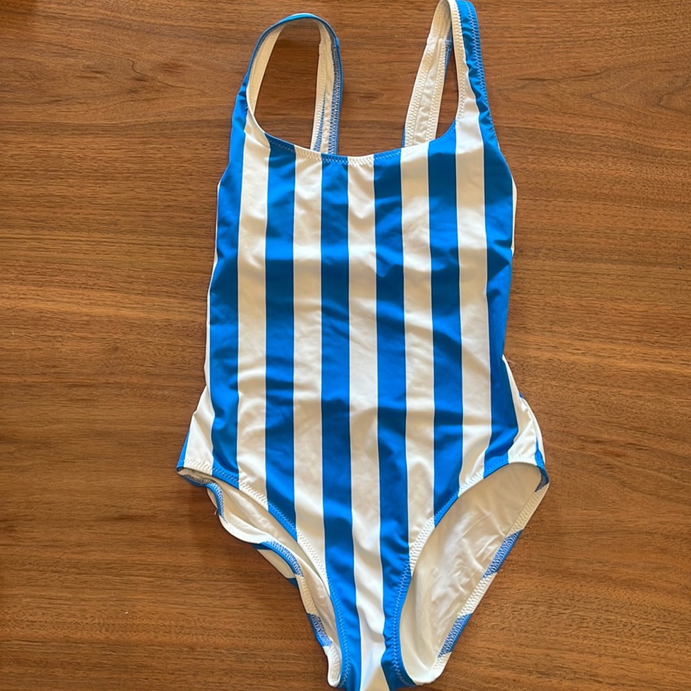 Solid and striped Anne Marie swimsuit
